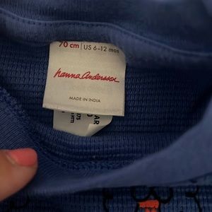 Hanna Andersson - Baby Waffle Knit Top & Pants Set 6-12 months - Never worn